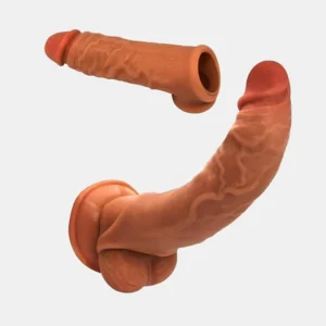 Reusable Washable Condom 7 Inch Skin Color